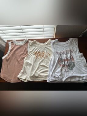 Goodie Two Sleeves Lot 3 Wild West Horses Crop Top Cowgirl Rodeo Boho Festival S